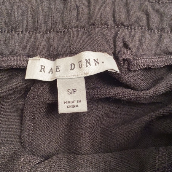 Rae Dunn black multicolor metallic rainbow LOVE joggers S - Picture 10 of 12